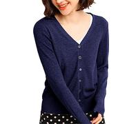 AMDOLE Suéter tipo cárdigan de talla grande para mujer, 3X, color sólido, suéter de punto, vestido, cárdigan, azul oscuro, XXX-Large