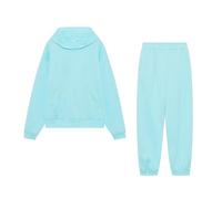 AMDOLE Traje de pantalón para mujer elegante para mujer e invierno, color sólido, deportivo, informal, conjunto de cintura, pantalones de manga larga, conjunto de piezas para mujer, suéter, pantalones