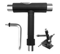 AMDZGLB Herramientas para Monopatín T Shape Skateboard All-in-One Accesorio Herramienta Portátil con Destornillador para Depuración y Mantenimiento de Monopatín