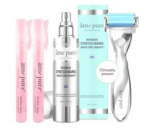 AME PURE Kit de rodillo corporal para eliminación de marcas de estiramiento 0,75 mm. El efecto del rodillo corporal CIT es comparable al efecto de tratamientos de piel con láser.