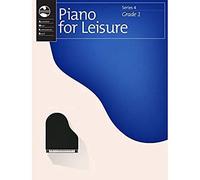 AMEB Piano for Leisure Series 4 libro de primer grado, azul/blanco