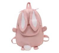 Ameble 1 mochila linda con orejas de conejo 3D para niñas, mochila de viaje para niños en edad preescolar, escolar de animales para niños pequeños, linda