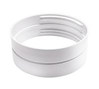 Ameble Acoplador de Manguera de Escape de CA portátil de 5, 9 Pulgadas, Adaptador ABS roscado a Prueba de Fugas, Conector de extensión de Manguera de Aire Acondicionado portátil, Color Blanco