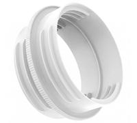 Ameble Acoplador de Manguera de Escape de CA portátil Resistente al Calor Blanco, se Adapta a mangueras de 5, 12-5, 91 Pulgadas, Conector Adaptador de Manguera de CA para ventilación