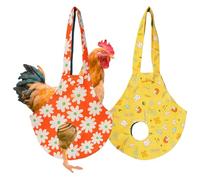 Ameble Bolsa transportadora para Pollos, 2 Unidades, con Estampado Bonito, asa y Agujeros, Impermeable, para gallinas, gallos, Patos y Gansos.