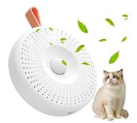 Ameble Desodorizador de Caja de Arena, purificador de Aire para Mascotas con detección automática, Desodorante portátil Recargable por USB para Arena para Gatos, habitación y área para Mascotas
