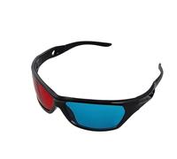 Ameble Gafas 3D universales azules y rojas para uso doméstico, TV, cine, juegos 3D.