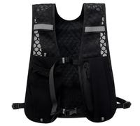 Ameble Gilet da Corsa con sacca idrica, Gilet da Corsa idratante Nero con borraccia morbida 500 ml - Zaino in rete traspirante per escursionismo, Ciclismo, Trail