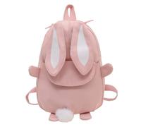 Ameble Mochila de conejito Kawaii para niñas con orejas de conejo 3D, mochila preescolar liviana, escolar para viajes, guardería, jardín de infantes, lindo diseño de animales