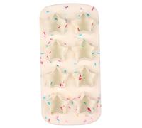 Ameble Molde Reutilizable de la Bandeja del Cubo de Hielo Lindo del silicón en Forma de corazón de 8 cavidades 12ml para Las Bebidas de la Cocina