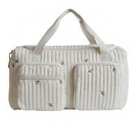 Ameble Mommy Baby Duffle Bag Bolsa de pañales acolchada de gran capacidad para mujeres con múltiples bolsillos para hospital y viajes de fin de semana Estilo 1