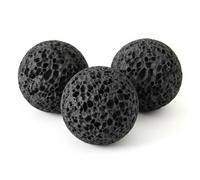 Ameble Palline per Calli per Mani, 3 pezzi Palline Moon Grip, di Roccia vulcanica Naturale da 4 cm Diffusore di OLI essenziali e massaggio plantare, Confezione OPP