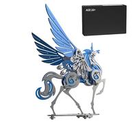 Amecon 3D Metal Puzzles Kit para Adultos Unicornio 121 Piezas Puzzle Metal 3D Modelo de Montaje Mecánico Calendario de Adviento 2023 Navidad Puzzle Regalo Adornos