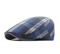 AMEEDA Boinas Hombre Gorras de Vendedor periódicos con Estampado Rayas poliéster for Las Cuatro Estaciones, Gorras Visera Plana for Hombres y Mujeres, Boinas Pintor(Color 2)