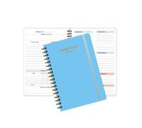 AMEEDA Cuaderno Espiral Planificador semanal de eficiencia A5 con correas for cuaderno(Style 6)