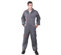 AMEEDA Ropa De Trabajo Para Hombre Mono de trabajo con cremallera resistente a las manchas for hombre, mono for reparación automóviles(Grey,M)