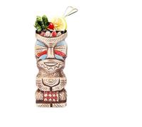 AMEEDA Vasos De Cóctel Taza de cerámica Tiki, creativa taza cóctel, Isla Pascua, regalo Halloween for bar(W1 420ml)