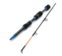 AMEEDA Winter on Ice Fishing Rod 65cm 75g Carbon Heavy Ultrashort Spinning Rod Travel Fishing Tackle Portátil Cañas de Pescar