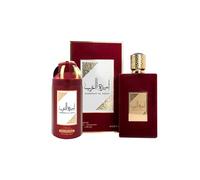 AMEERAT AL ARAB Eau de Parfum 100 ml y desodorantes 250 ml Fragancia Arabian para las mujeres