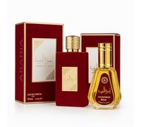 AMEERAT AL ARAB Pack de 2 Perfumes Árabes Para Mujer - Princess of Arabia 100ml + Classic Oud 50ml, Fragancias Amaderadas, Dulces y Cítricas | UBOON