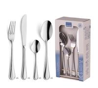 Amefa 124200AF01C40 Helena - Cubertería de 24 piezas, acero inoxidable, acabado brillante, 13,7 x 7 x 26,5 cm