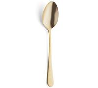 AMEFA AUSTIN DORADO - Set 12 Cucharas Postre Acero Inoxidable | 18,5 cm | Color Dorado | Apto Lavavajillas