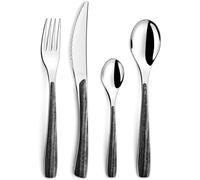 Amefa Cubertería 24 piezas Acero inoxidable + ABS Ebano