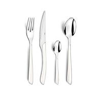 Amefa ECLAT - Cubertería multipiezas, acero inoxidable ABS estireno acrilonitrilo, blanco, Ménagère 16 couverts pour 4 personnes