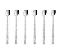 Amefa FELICITY - Cuchara para latte macchiato (6 piezas, acero inoxidable)