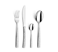 AMEFA Havane Jungle Ménagère 24 couverts acier inox Pour 6 personnes, Inox | Acero inoxidable 18/0, acabado brillante, set de 24 plazas para 6 personas, apto para lavavajillas