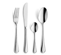 AMEFA Héléna Ménagère 24 couverts acier inoxydable Pour 6 personnes, Inox | Acero inoxidable 18/0, acabado brillante, set de 24 plazas para 6 personas, apto para lavavajillas