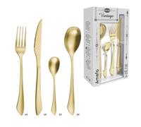 Amefa - Instinct Champagne - Juego de cubiertos para 16 cubiertos