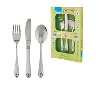 Amefa Kids Footie - Juego de 3 Cubiertos Infantiles (Acero Inoxidable)