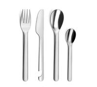 Amefa Mobil'Pocket Set de 4 Cubiertos portátiles, Acero Inoxidable | Acero, Acero Inox, forma rectangular, acabado brillo, 18/0-1,2mm