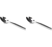 Amefa Set 6 cucharas café, Acero inoxidable 18/0, Espeso 1,8 mm, Gris, Cucharilla (Paquete de 2)