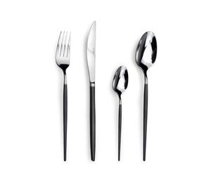 Amefa Soprano Noir - Cubertería de 24 piezas