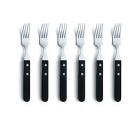 Amefa Tenedores de carne Pizza 6-pack Negro