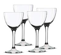 Amehla Nick & Nora Copa Copas de cóctel - Pequeño vaso vintage soplado a mano para servir un Manhattan, Martini, aperitivo, algonquin, o vino de puerta, 150 ml liso