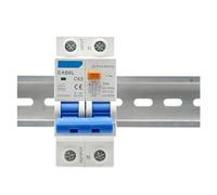 AMEHRU AC230V MCB Protector de Fugas RCBO protección contra Cortocircuitos de sobrecarga 2P 4P 30mA Interruptor de Circuito de Corriente Residual RCCB RCD(2P,32A)