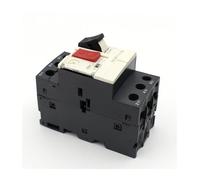 AMEHRU Arrancador de Motor Serie GV2ME Protector de Motor disyuntor de Motor pulsador 3P Tipo magnético térmico disyuntor de Motor MPCB(GV2ME08C 2.5-4A)