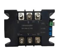 AMEHRU Arrancador Suave de Motor trifásico de 380 V, gabinete de Arranque Lento de 2 KW, 4 KW, 6 KW y 8 KW(TSR-100WA-R1(10KW))