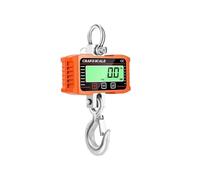 AMEHRU Báscula Colgante Digital de 2 toneladas, 2000 kg, grúa de Alta Resistencia, Pantalla LCD Grande, Gancho Industrial, 4400 LB(2000kg Blue)