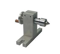 AMEHRU CNC 4. ° Eje Giratorio contrapunto MT2 65MM Altura Central 54mm 4 portabrocas de morzada NEMA 17 relación de reducción de Velocidad del Motor 4:1 for CNC(Only Tailstock)