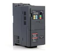 AMEHRU Convertidor de frecuencia Variable VFD de 0,75/1,5/2,2/3 KW, 220 V, 380 V, monofásico, trifásico, Controlador de Velocidad del Motor Vectorial(3KW,3ph220V-3ph220V)