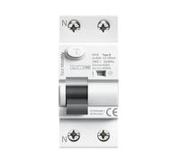 AMEHRU GYL9 B Tipo RCCB disyuntor de Corriente Residual DC ELCB 2P 4P 40A 63A 30mA 100mA 300mA Tipo B RCD Fuga 6KA(2 Pole,40A 30mA)