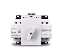 AMEHRU Interruptor de Transferencia automático de Potencia Dual Tipo MCB 2P 63A 230V ATS(2 Input 1 Output)