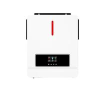 AMEHRU Inversor Solar híbrido de 3,6 KW, inversor de Onda sinusoidal Pura de 24 V y 110 V con Controlador de Carga Solar MPPT de 120 A, inversor Fuera de la Red