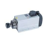 AMEHRU Motor de husillo refrigerado por Aire de 6 kW ER32, 4 rodamientos, 220 V, 380 V, for máquina CNC GDF60-18Z/6.0(380V,with Fixed Seat)