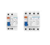 AMEHRU NL210 Tipo B RCCB 3P+N 4P 2P 1P+N 63A 40A 25A 30MA Disyuntor de Fugas eléctricas Protección de Corriente Residual(1P 1N,40A)