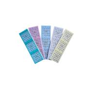 Ameisenkeks® Bloque de billete de bingo 5 bloques = 1500 tickets sistema 25 de 75